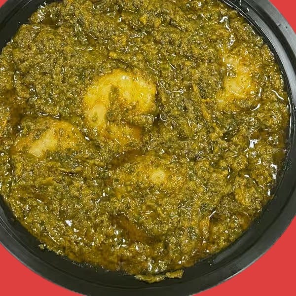 Shrimp Saag.
